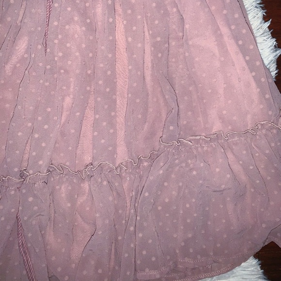 mauve layered skirt - Picture 3 of 4